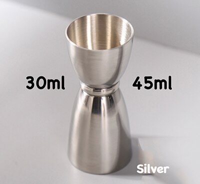 Japansk u-form 30/45ml dobbelt jigger rustfrit stål stangmål værktøj stangtilbehør: Default Title