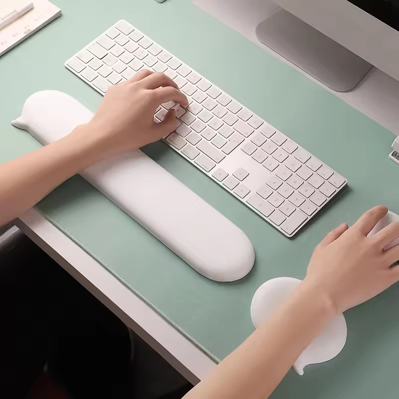Mousepad Silicone Wrist Rest Support For Mouse Pad Computer Laptop Arm Rest For Desk Ergonomic keyboard pad mouse mat