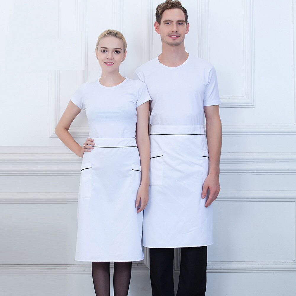 Unisex Food Service Restaurant Kitchen Hotel Bakery Cafe Chef Half Apron Cooking BBQ Work Wear Uniform