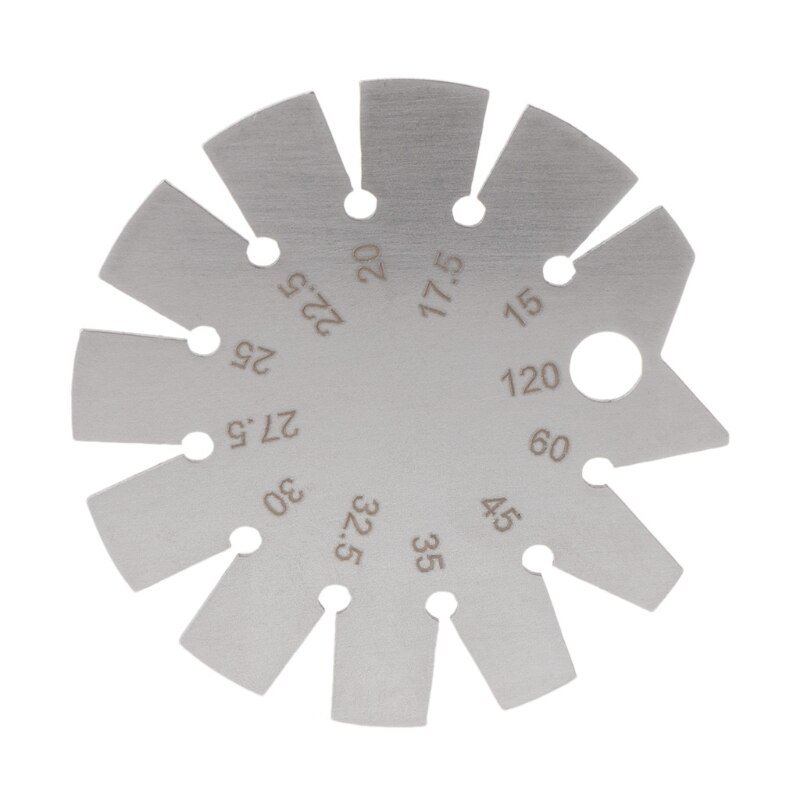Stainless Steel Bevel Gauge Angle Protractor Range 15C-120C Gage Tools Diameter 70mm Angle Gauge for Woodworking Tools