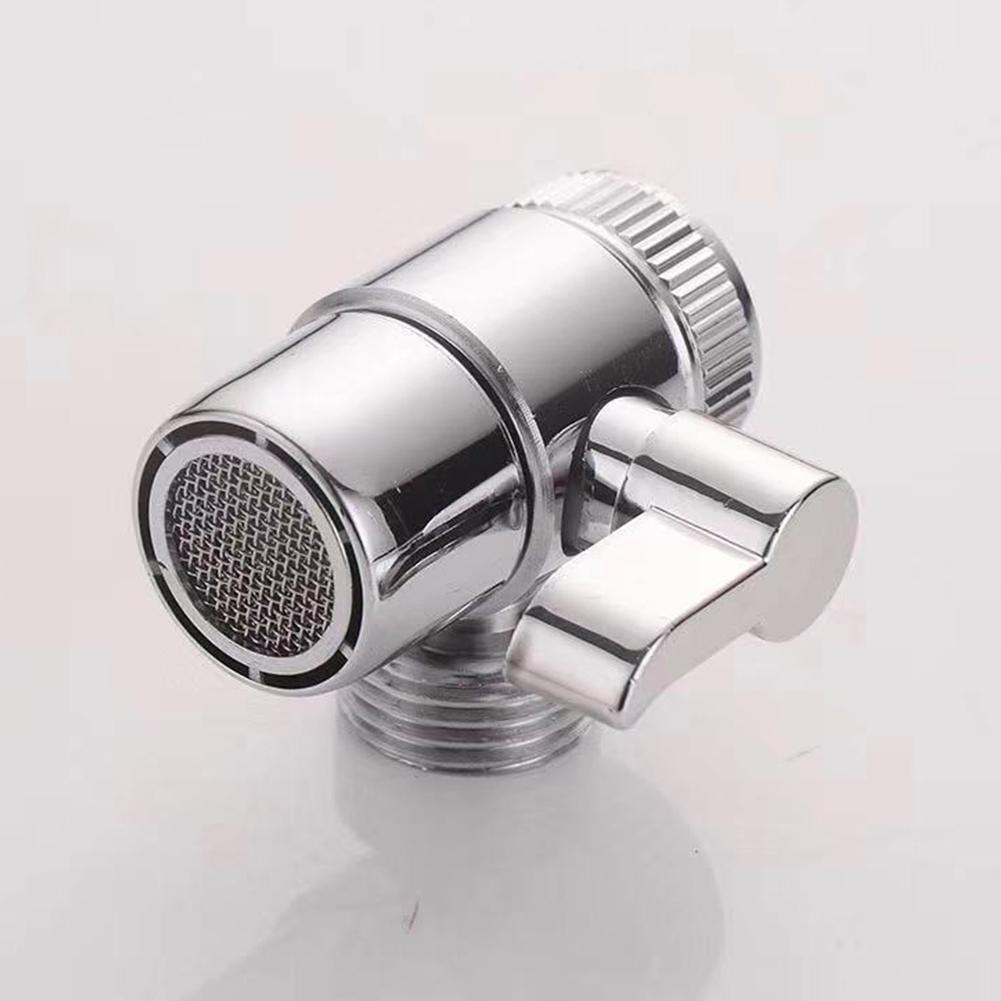 Faucet Diverter Spout Switch Adapter Kitchen Bathroom Shower Toilet Splitter Tap Water Accessories Bidet Connector Si Q6e2