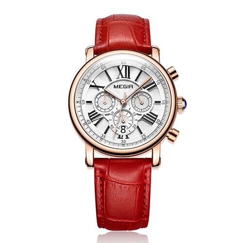 Reloj MEGIR de las mujeres de la relojes de pulsera superior de la de lujo de las señoras reloj de cuarzo reloj para los amantes Relogio femenino deporte Relojes: Red