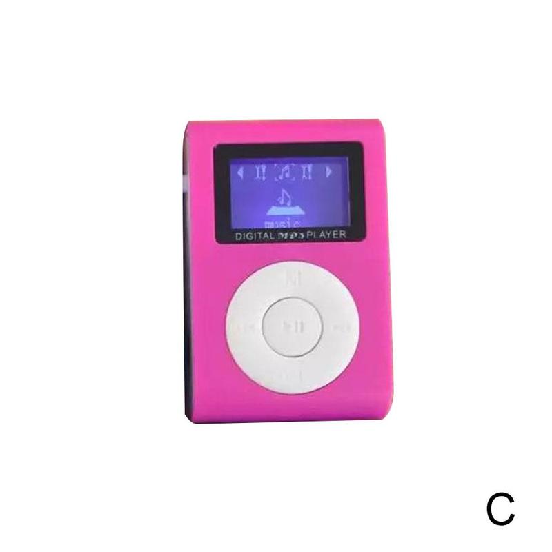 Reproductor de MP3 portátil de tamaño pequeño, Mini pantalla LCD, tarjeta de MP3, usb, TF, música, compatible con reproductor walkman J5A0: Green