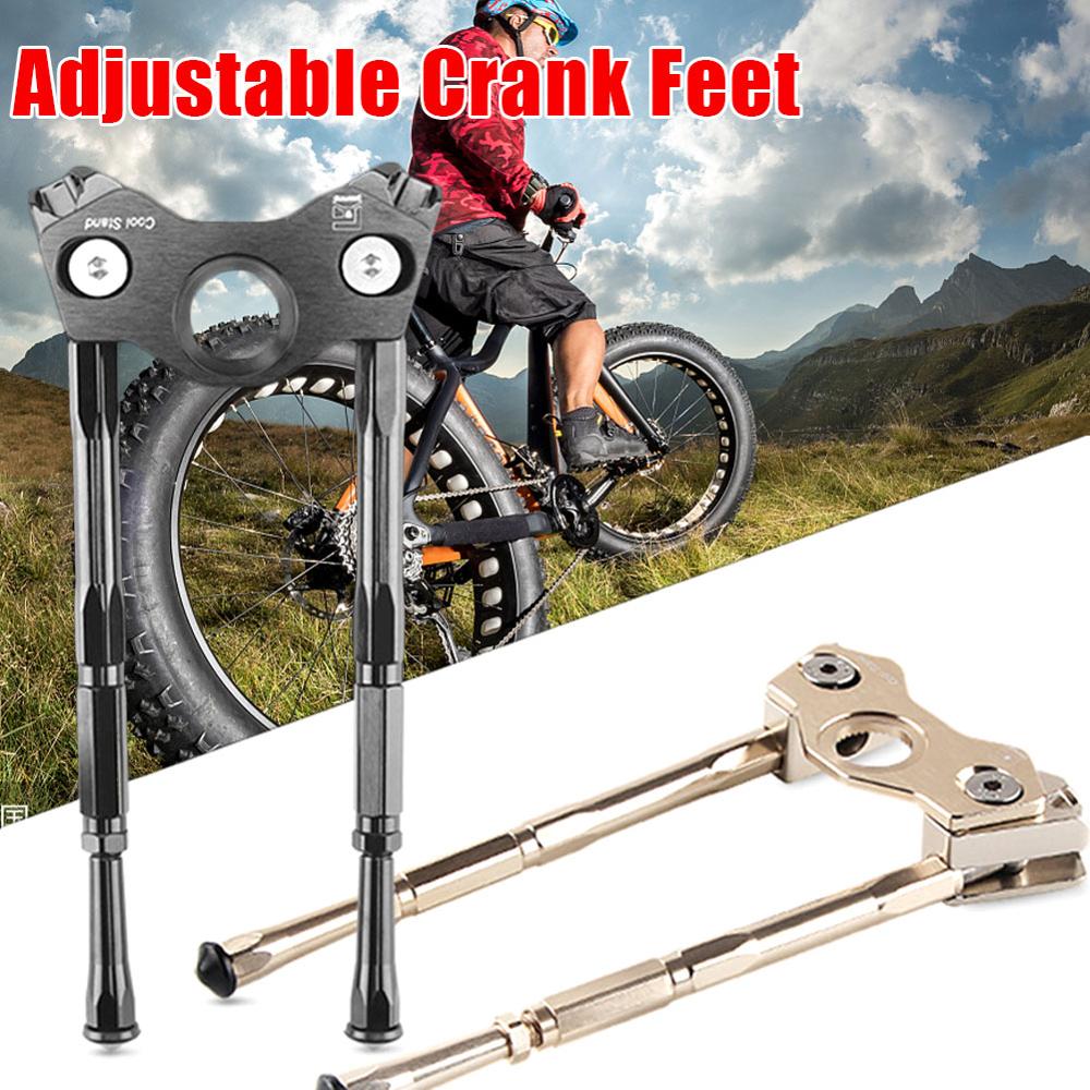 Mountain Road Bike Crank Stand Pedal Adjustable Parking Rack MTB Bike Stand Foot Brace
