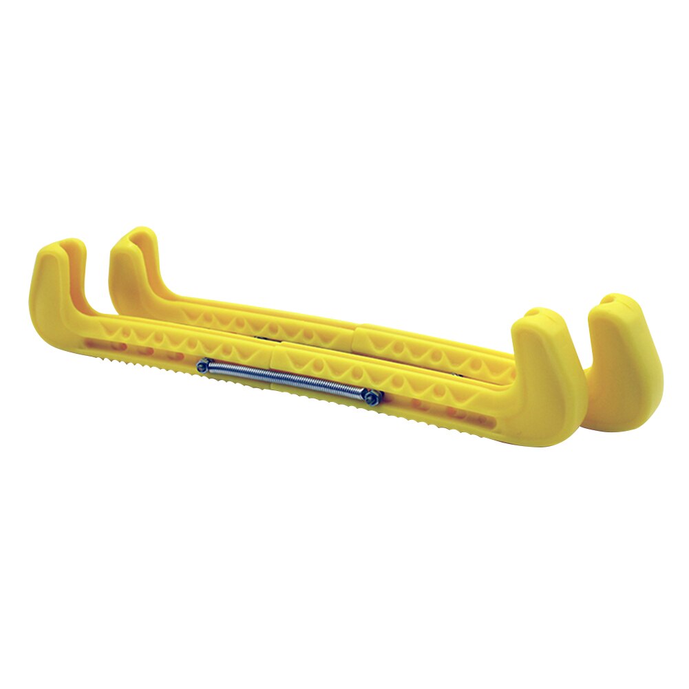 Herramienta de protección de hoja de cubierta para patines, accesorio de protección de primavera ajustable, para patinaje al aire libre, portátil, Hockey sobre hielo, 1 par