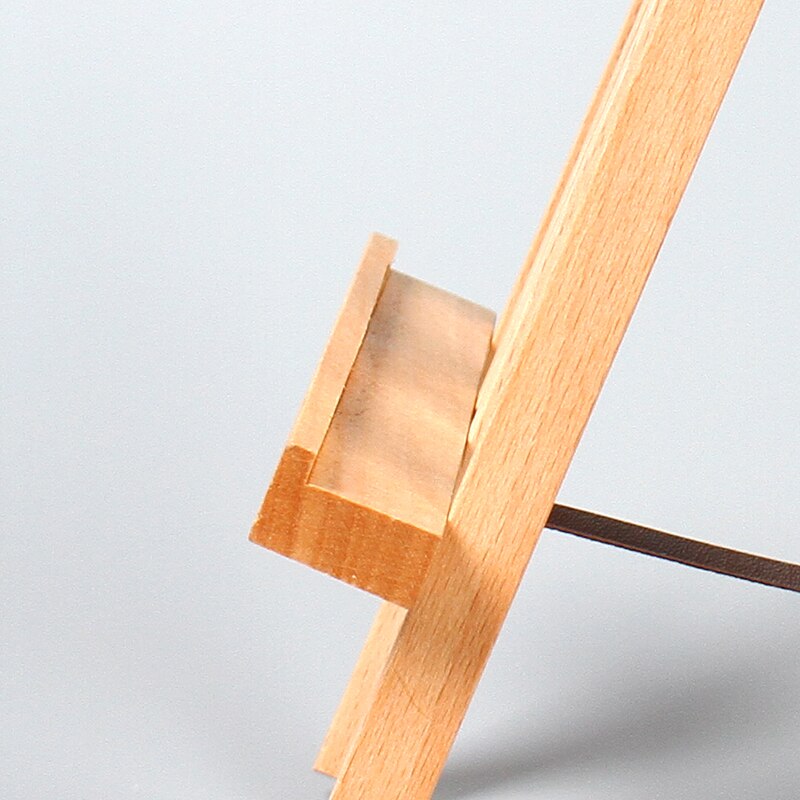1Piece Mini Artist Wooden Easel 17.6*16.7*30cm Wood Wedding Table Card Stand Display Holder For Party Decoration Triange Easel