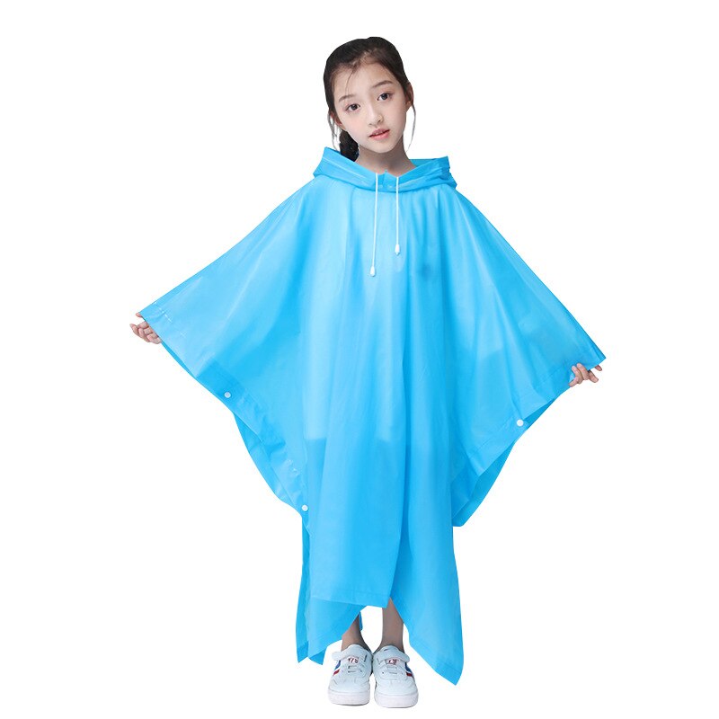 Thickened Transparent Children Raincoat Hooded Cute Waterproof Rainwear Walking Pupils boy And Girl Raincoat Jacket