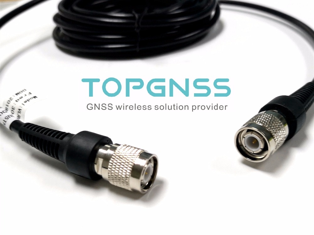 5 meter ren kobberkabel tnc-kontakter tnc , påført topp gnss rtk gnss-antenne, cors gps-antenne, koblingskabel  rg58,