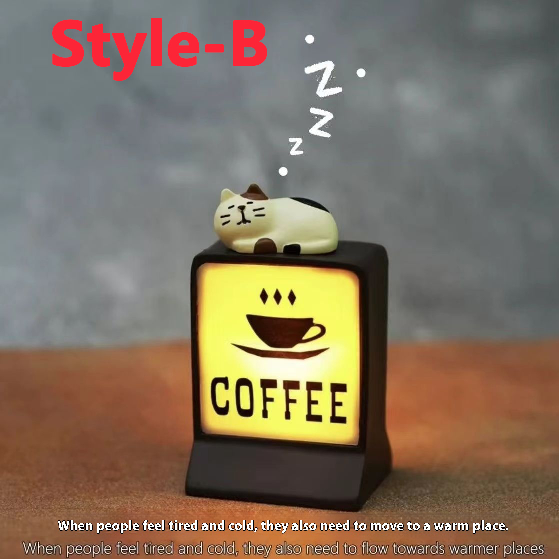 Lámpara de café, imanes para refrigerador, patrón de café, decoración del hogar, pizarra blanca, tablero de mensajes de fotos, decoración del hogar, pegatina magnética para nevera: YELLOW