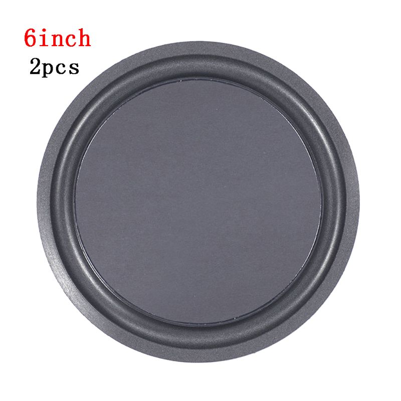 Haut-parleur de caisson de graves, 2 pièces, radiateur passif, 5/6, 5/8 pouces, Membrane de Vibration auxiliaire de basse à bord en éponge + cône en papier: B