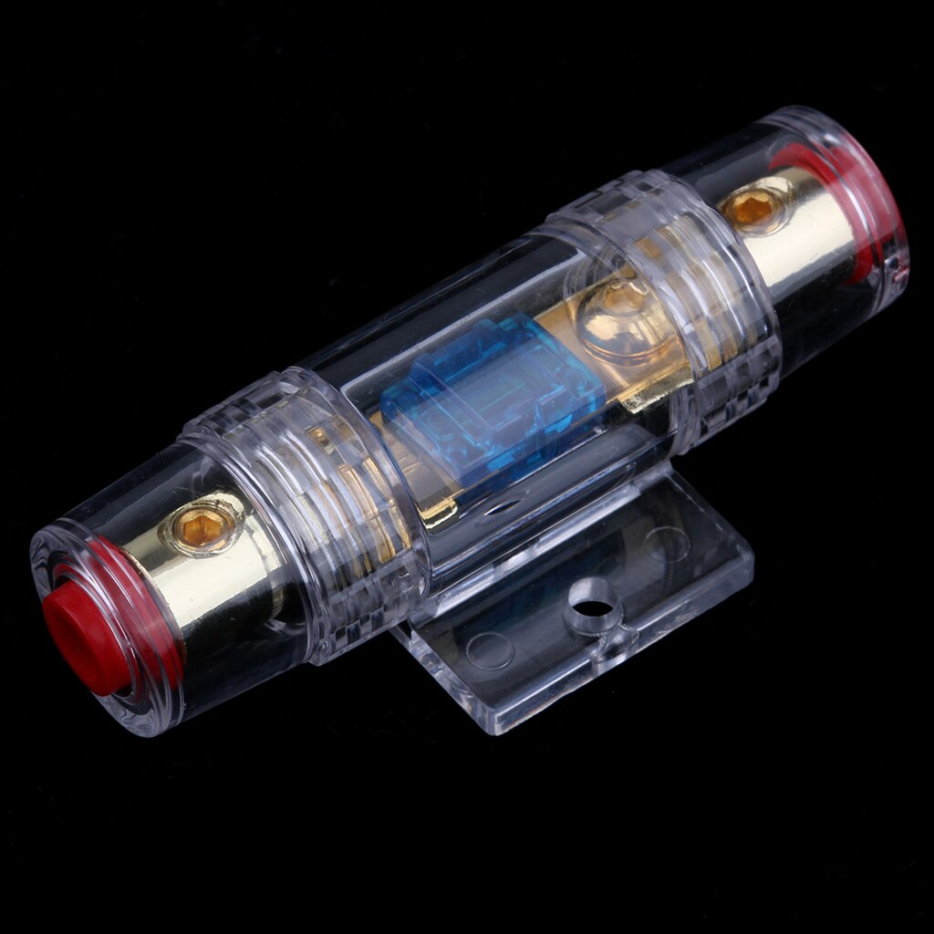 1PCS 60A Fuse Holder Fuseholder Block For Car Speaker Subwoofer Amplifier