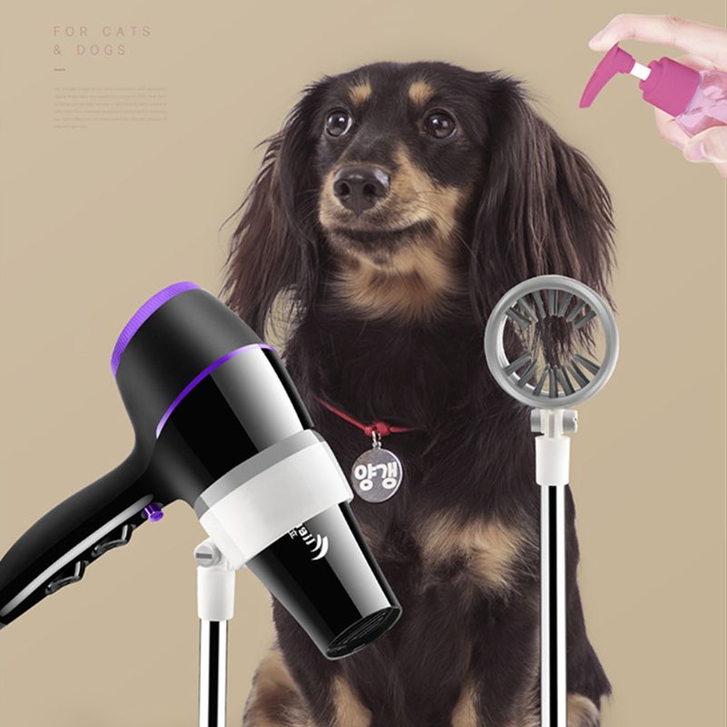 Floor Stable Round Chassis Pet Hair Dryer Bracket Grandado