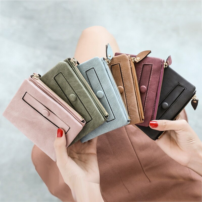 Dame pung lille læder pung mønt pung dame kortholder taske clutch taske kvinde pung pung kort pung