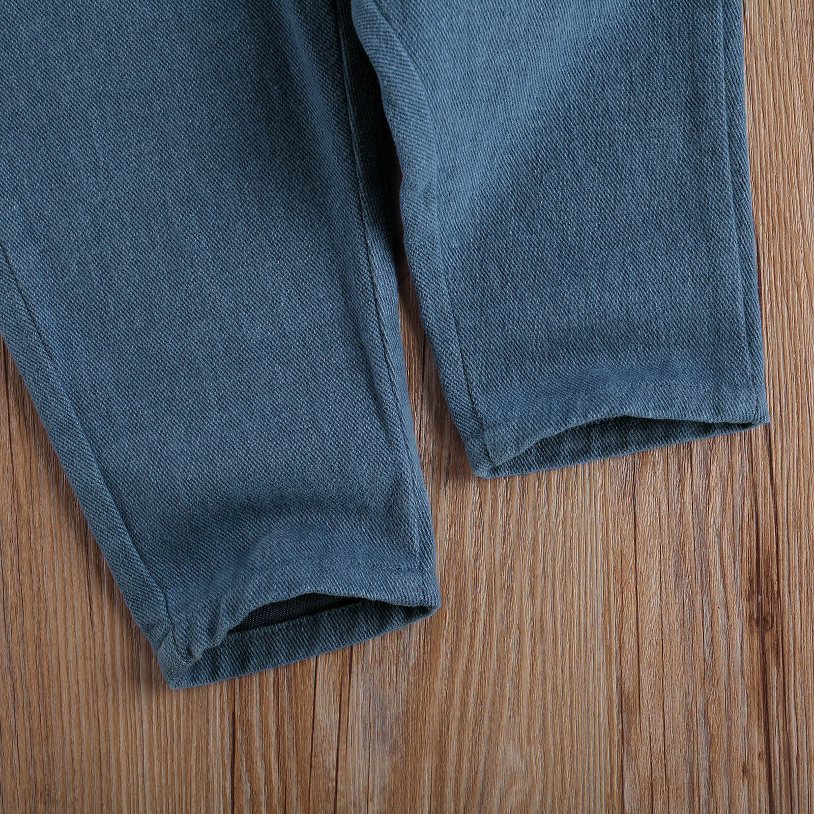 Citgeett zomer baby kinderen baby jongen meisje bretels broek effen kleur jeans bandjes lange broek schattige kleding