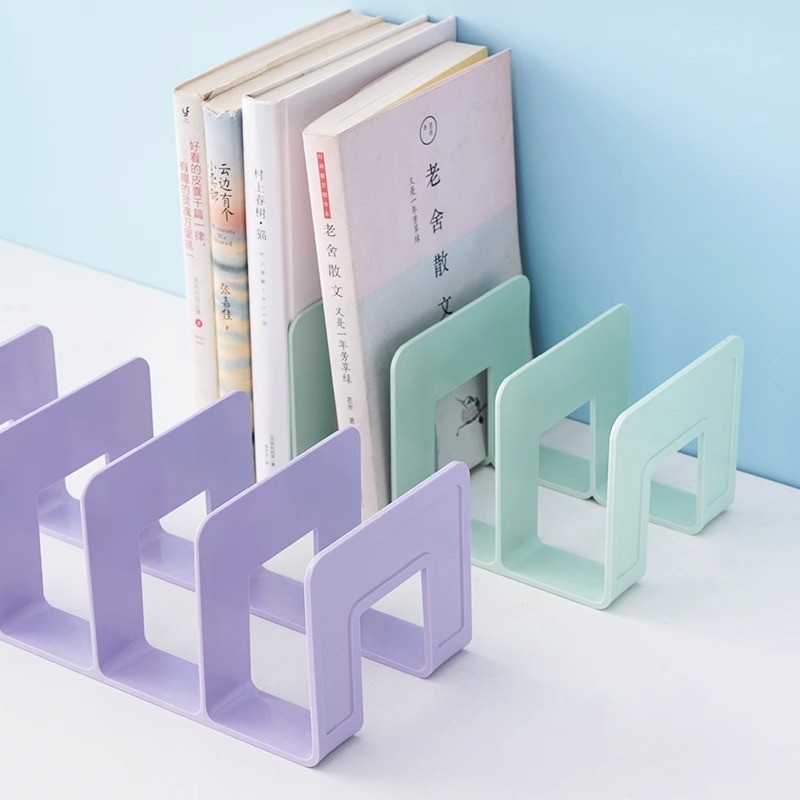 Multi-function Book Magazine Bookshelf Storage Stand Desk Organizer Holder for Book Magazine CD Files School Office Supplies