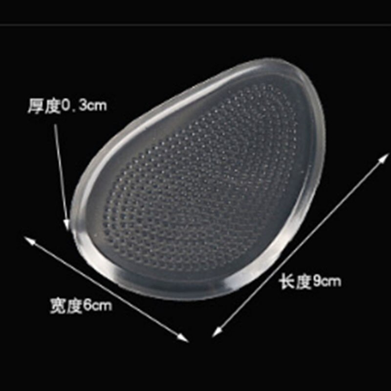 Silicone Gel Forefoot Insole Shoes Pads High Heel Soft Orthopedic Insole Anti-Slip Foot Protection Foot Cushions Pain Relief