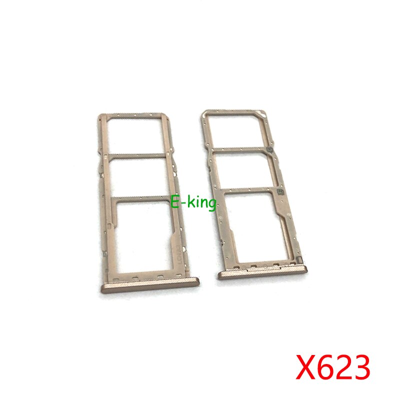 10PCS For Infinix X623 X625 X626 X650 X652 X655 X657 X606 X680 X683 Sim Card Slot Tray Holder Sim Card Reader Socket: X623 remark color