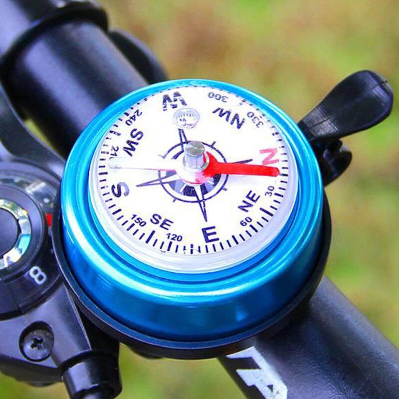 Bike Bicycle Invisible Bell Aluminum Loud Sound Compass Handlebar Safety Bell XR