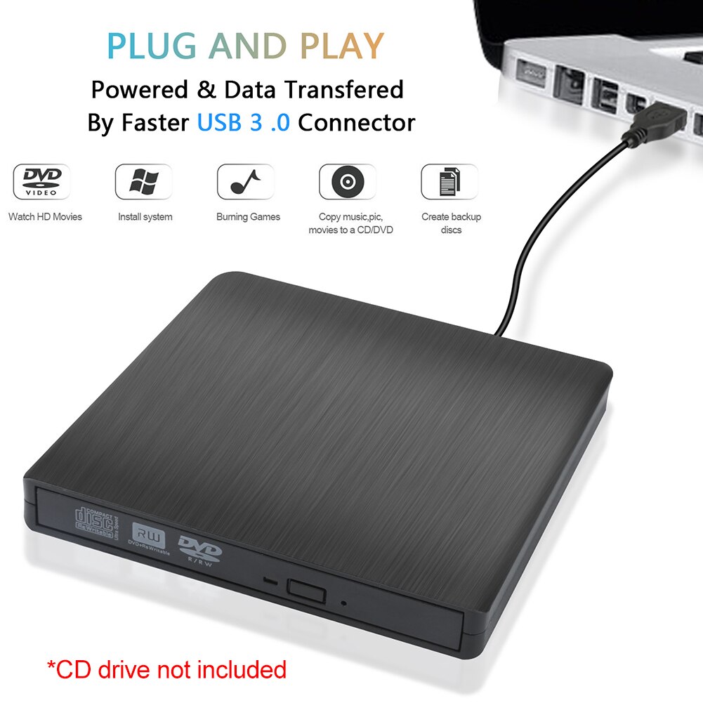 Optische Drives Gevallen Hard Plastic USB3.0 Sata Externe Dvd Cd Rw Speler Optische Drives Behuizing Case