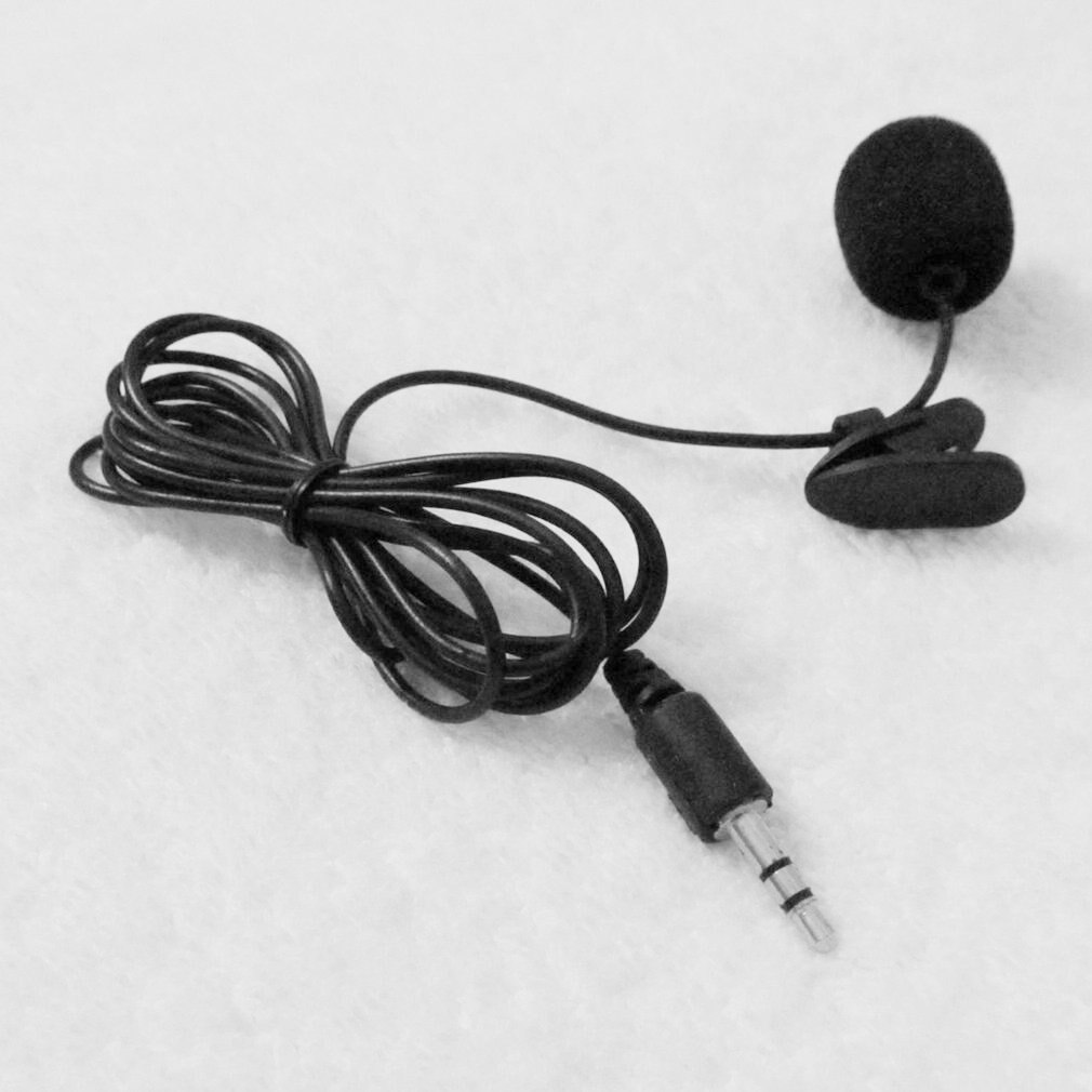 3.5mm mini portable microphone With microphone hands-free clip Hands-free communication PC Laptop Speaker