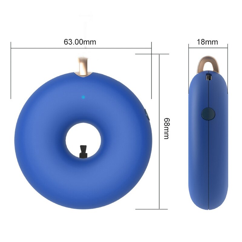 2Pack Persönliche Luftreiniger Tragbare USB Ionisator Luft Frischer Reiniger Halskette Negativ Ionen für Erwachsene freundlicher