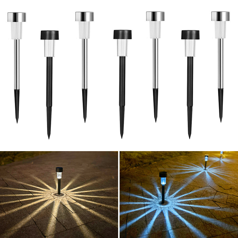 Buitenverlichting op zonne-energie, tuinlamp, op zonne-energie, waterdicht, geschikt voor tuinpaden, achtertuin, gazon en terras.