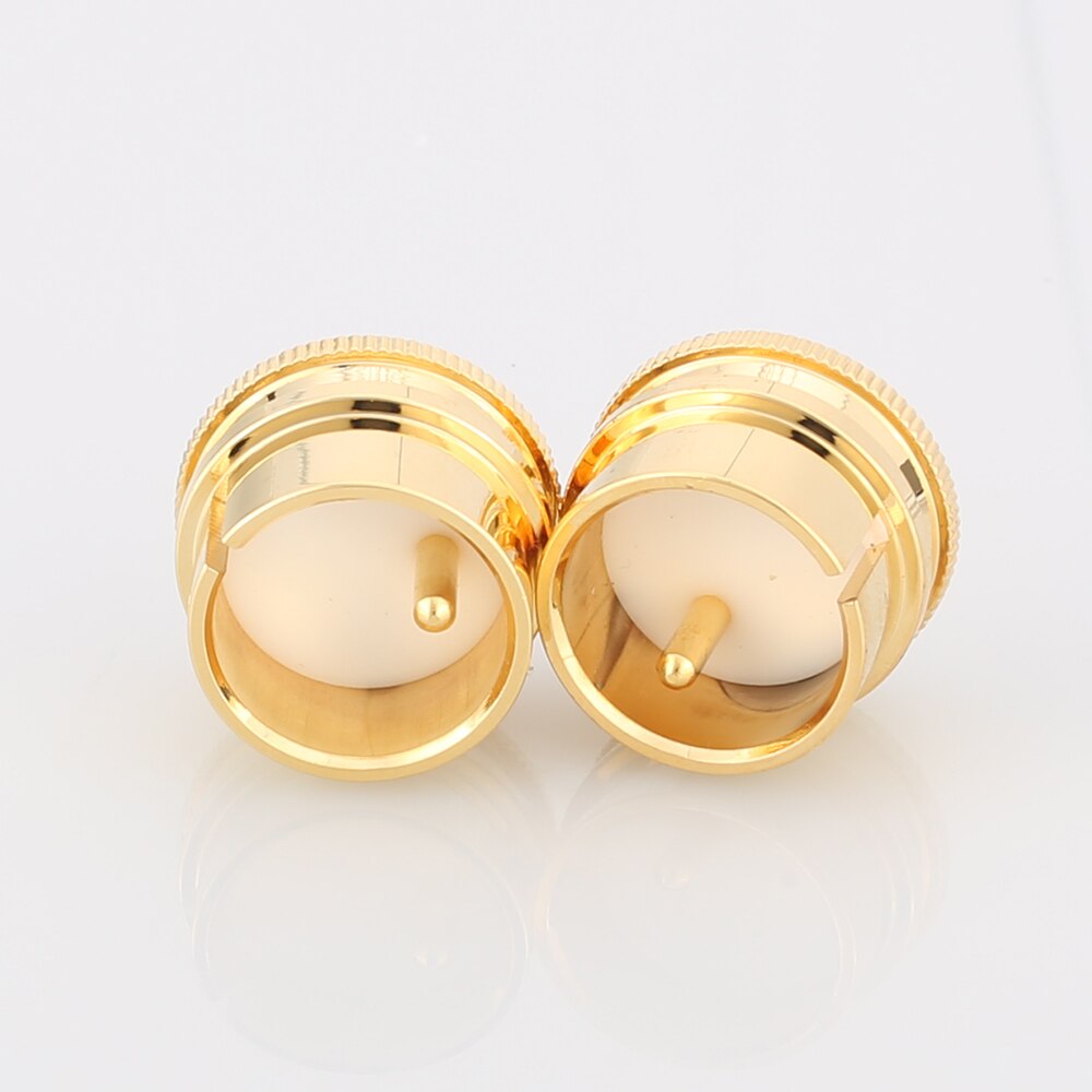 HI End Rumore Fermacorda E Ganci di Rame Placcato Oro XLR Spina Caps XLR Protect Cap 3pin XLR femmina di Riduzione del Rumore Tappi: 2pcs xlr male