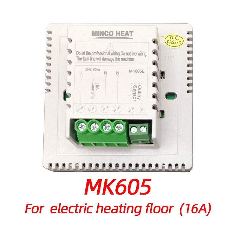 LCD Screen Thermostat Warm Floor Heating System Thermoregulator AC200-240V Temperature Controller: Electric 16A
