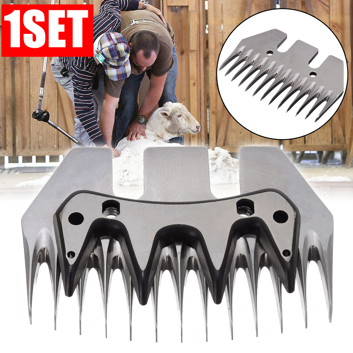 Schapen Clipper Cutter Blade Schapen Scheren Clipper Recht Blad Voor Hand Scheren Schapen Vee Grooming Schaar Cutter