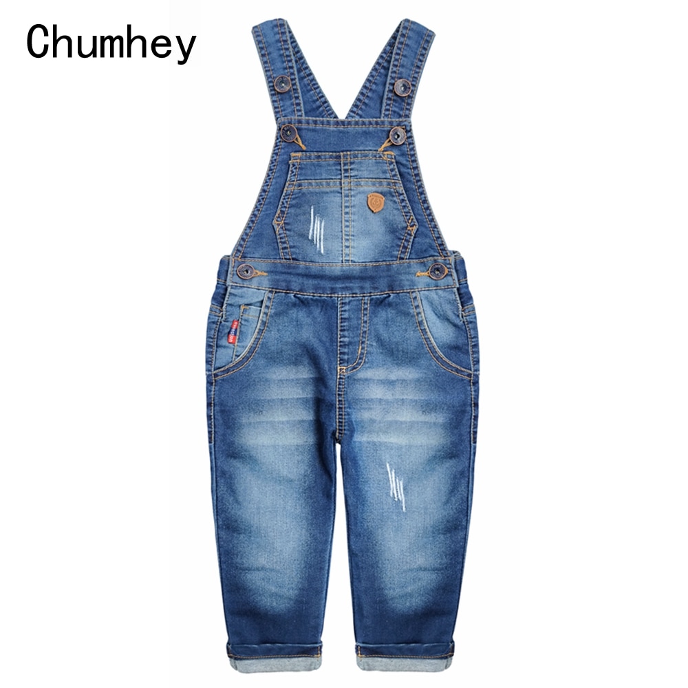 Chumhey – salopette en Denim pour bébés garçons, salopette brodée en coton doux, avec bretelles, pantalon en jean, vêtements pour enfants, 0-5T