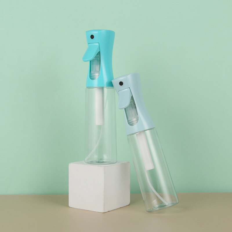 Botella de vapor rellenable vacía para peluquería, rociador de agua, herramientas de peluquería, belleza, colores caramelo, 300ML