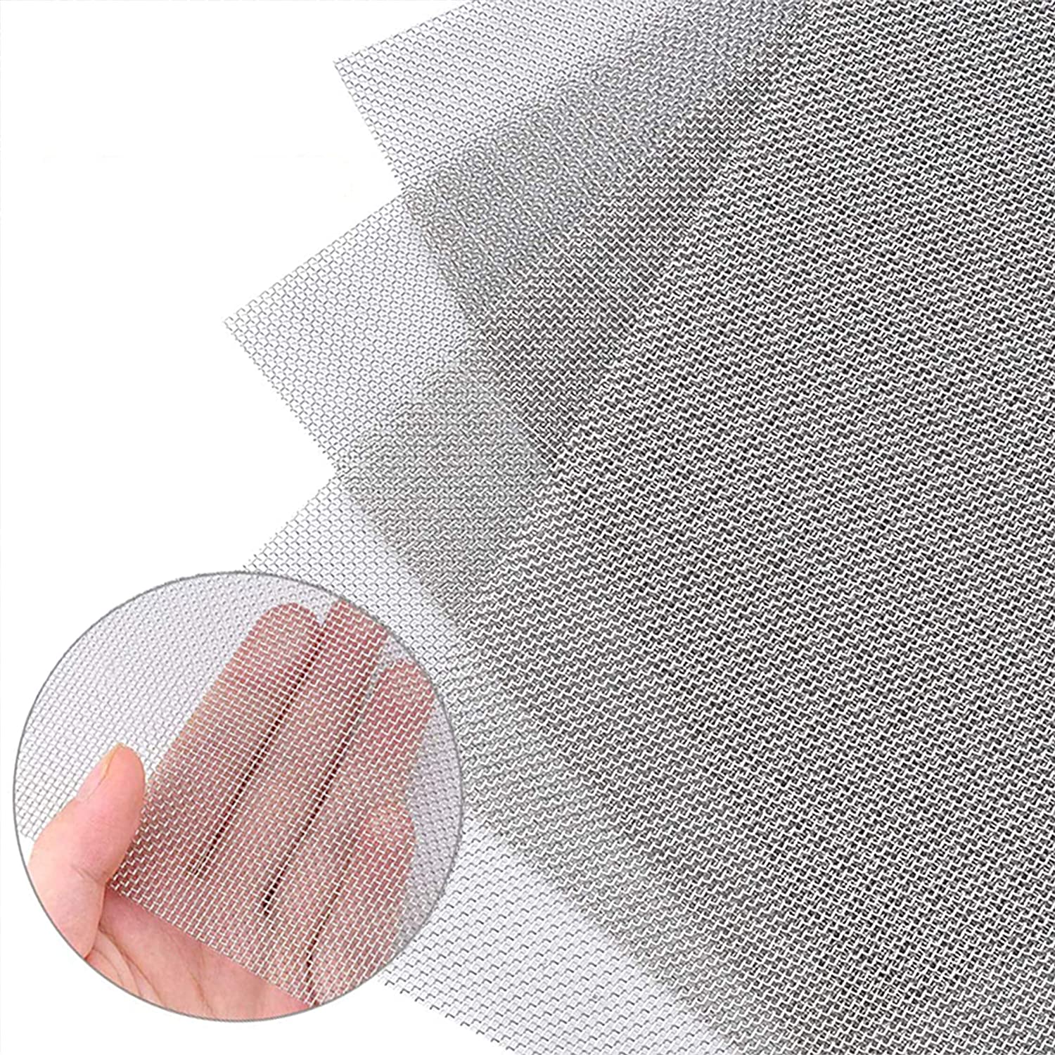 1Pc Stainles Staal Geweven Gaas 120/200/300/400/500 Mesh Doek Scherm Draad Filter Vel voor Thuisgebruik