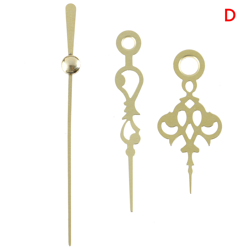 1Sets Quartz Wall Clock Replacement Movement Mechanism Spindle Long Hands DIY Repair Part Set: D