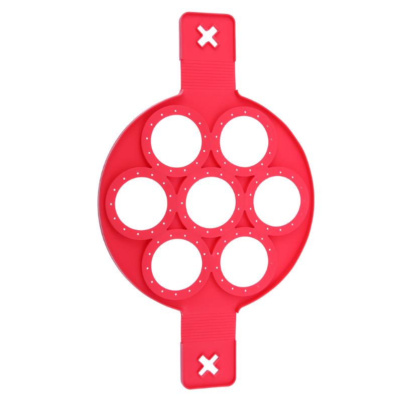 Nonstick Pancake Maker Egg Ring Maker Silicone Pancakes Molds Easy Omelette Tools DIY Kitchen Baking Accessories