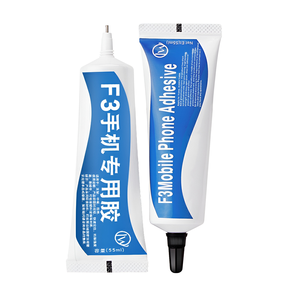 Pegamento especial F3 para soporte de marco de teléfono móvil, cubierta trasera, reparación de vidrio, adhesivo estructural PP, juego de herramientas de pegamento para pantalla de reparación