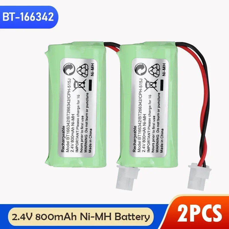 BT-166342 2.4V 800mAh AAA Ni-MH Rechargeable Battery For Cordless Phone Batteries BT166342 166342 BT-266342 BT183342 BT283342: Gold