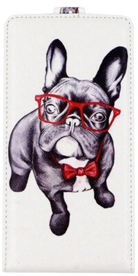 Cartoon Patroon Flip Leather Case Voor ASUS ZenFone Gaan ZB452KG ZB450KL ZB452 452 KG 452 Reliëf flip telefoon cover TPU case: dog