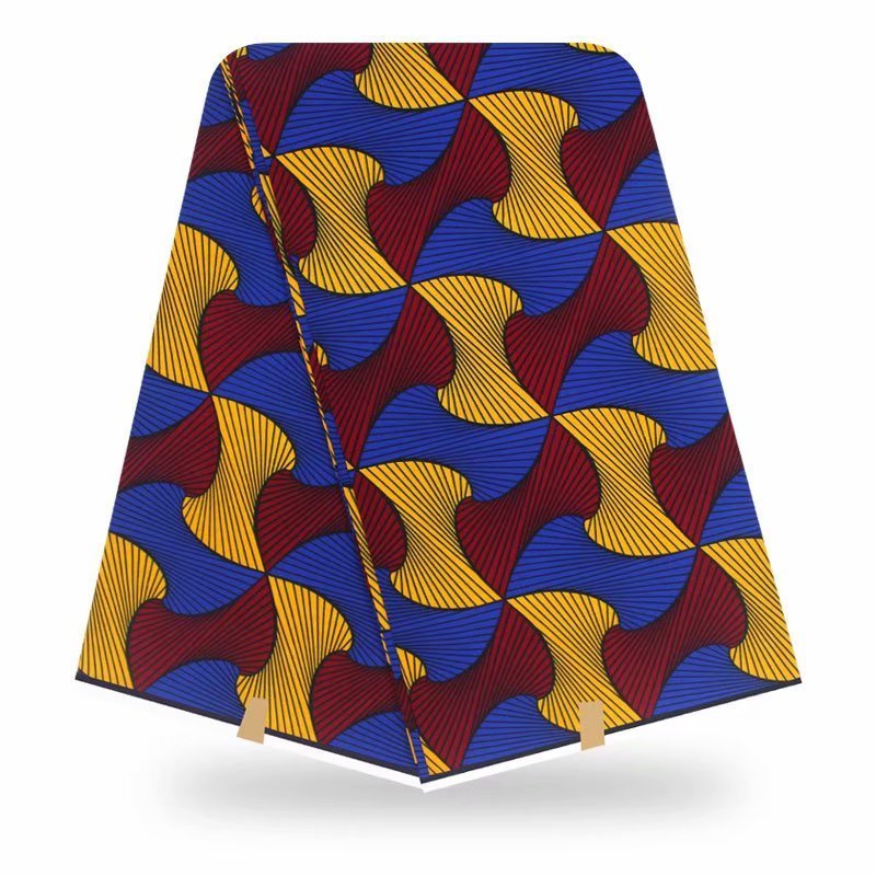 african fabric wax fabric cotton pagne wax 6yards african ankara sewing fabric for dresses: color18