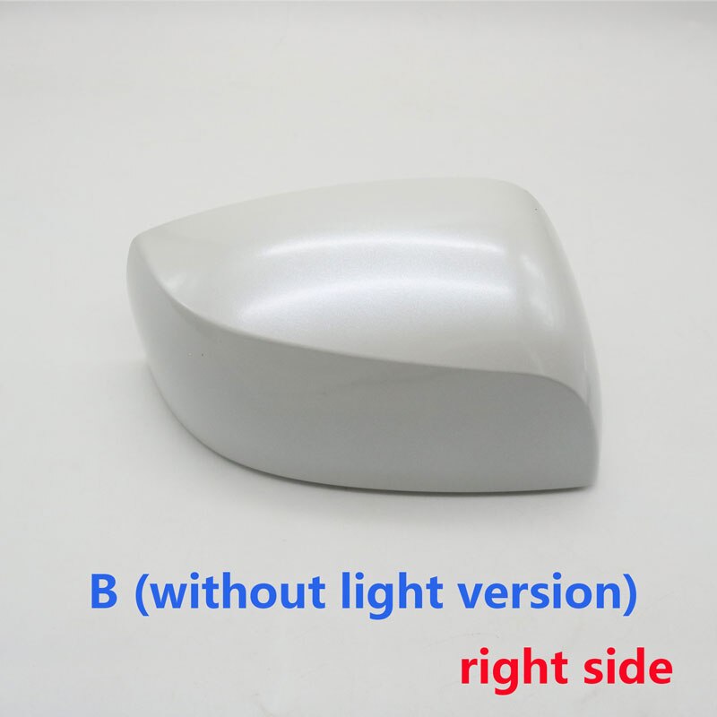 Voor Subaru Outback Xv Lagecy Forester Impreza Wrx Sti Auto Buiten Achteruitkijkspiegel Deur Side spiegel Cover Cap Deksel: B pearl white right