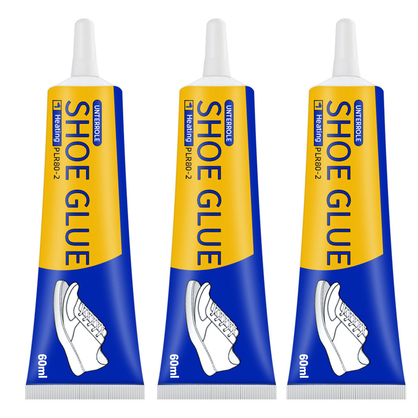 60ml Strong Shoe Repair Glue Quick-drying Universal Sealant Waterproof Shoe Adhesive Shoemaker Repair Tool 1/2/3pcs: black