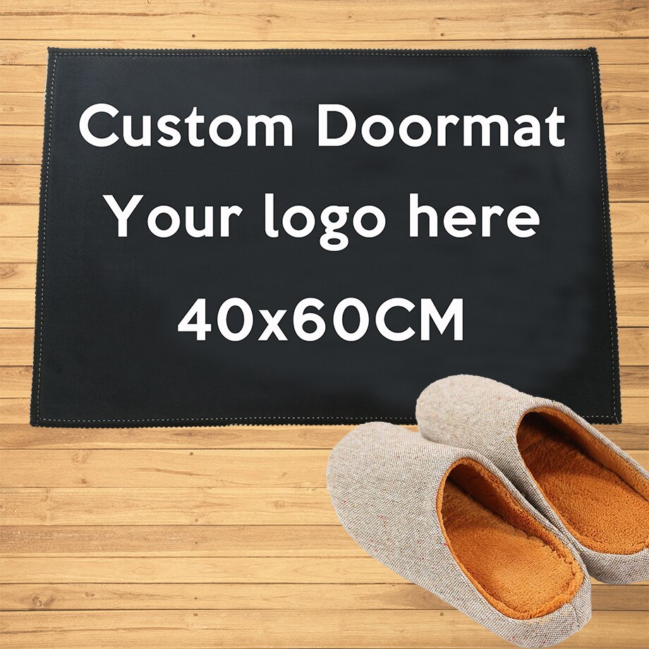 Aangepaste deurmat entree welkom mat hal deuropening badkamer keuken tapijten vloermatten tapijt elke kleur home decor cadeau