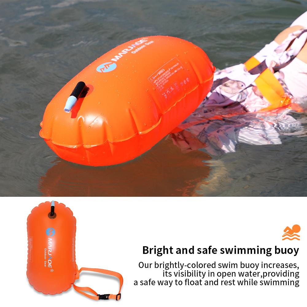 Float Sea Sports Swim Flotation Upset Buoy Safe Open Water Inflated Pool for