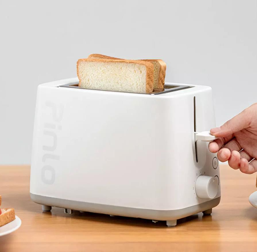 XIAOMI-Mini tostadora MIJIA Pinlo, tostadora de PL-T050W1H, horno para hornear, electrodomésticos de cocina, desayuno, pan, sandwichera, seguridad rápida