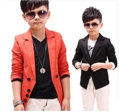 Kids Casual Suits Jacket Boys Korean Style Blazer Children Wedding Blazers for Boys Big Teenager Boys Casual Blazers