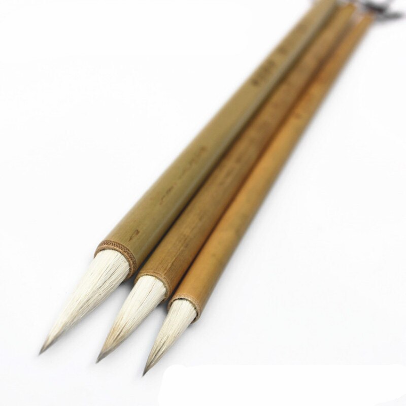Horse Hair Chinese Calligraphy Brush Pen Woolen Hair Regular Script Brush Pen Weasel Hair Chinese Watercolor Painting Brush Set