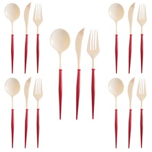 Party Plastic Bestek Set Knieves Vorken Lepels Wegwerp Plastic Servies # C