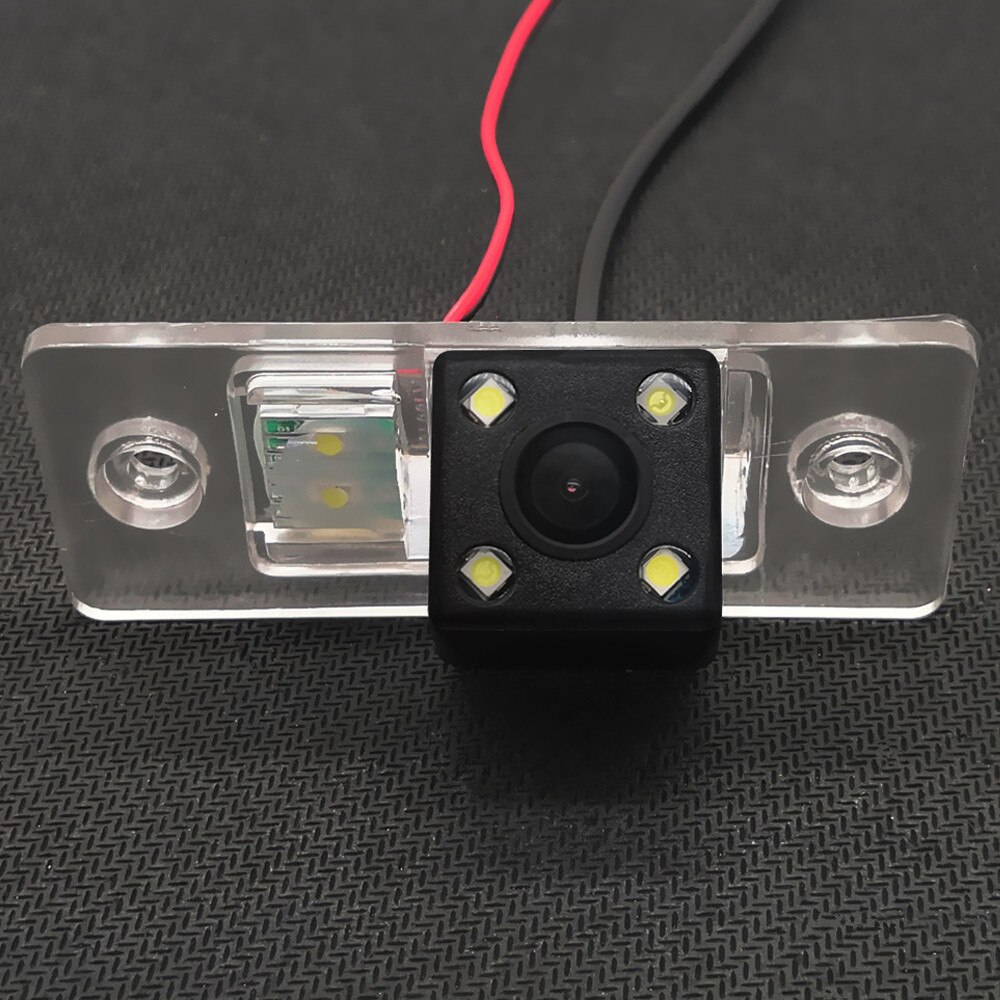 YIFOUM Dynamic Trajectory Tracks Car Rear View Camera For VW Bora Jetta Touareg Tiguan Passat B5 B6 Golf Polo/Skoda Yeti Fabia: 4LED / Fixed Parking Line