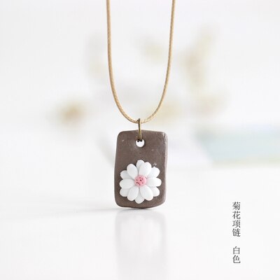 Hand-drawn cartoon weaving small and pure and fresh and the contracted wind of handmade ceramic bracelet #1617