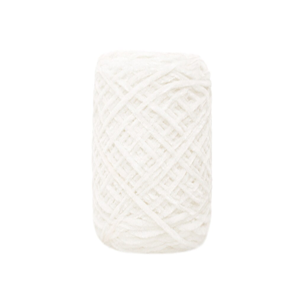 100g or velours itinérant écharpe tricoté à la main laine fil épaisseur chapeau ménage tricot peigné doux bébé fil Crochet # R5: I