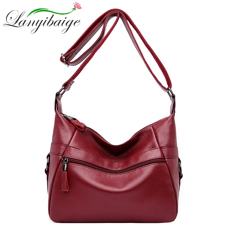 Zomer dames schoudertassen leren handtassen dames schouder crossbody tassen voor vrouwen tote bag tas